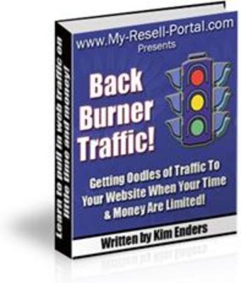 Product picture *new!* Back Burner Traffic - Great Source For New Site Traff